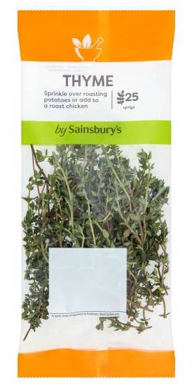 Sainsbury's Thyme Sprigs (25 pack)