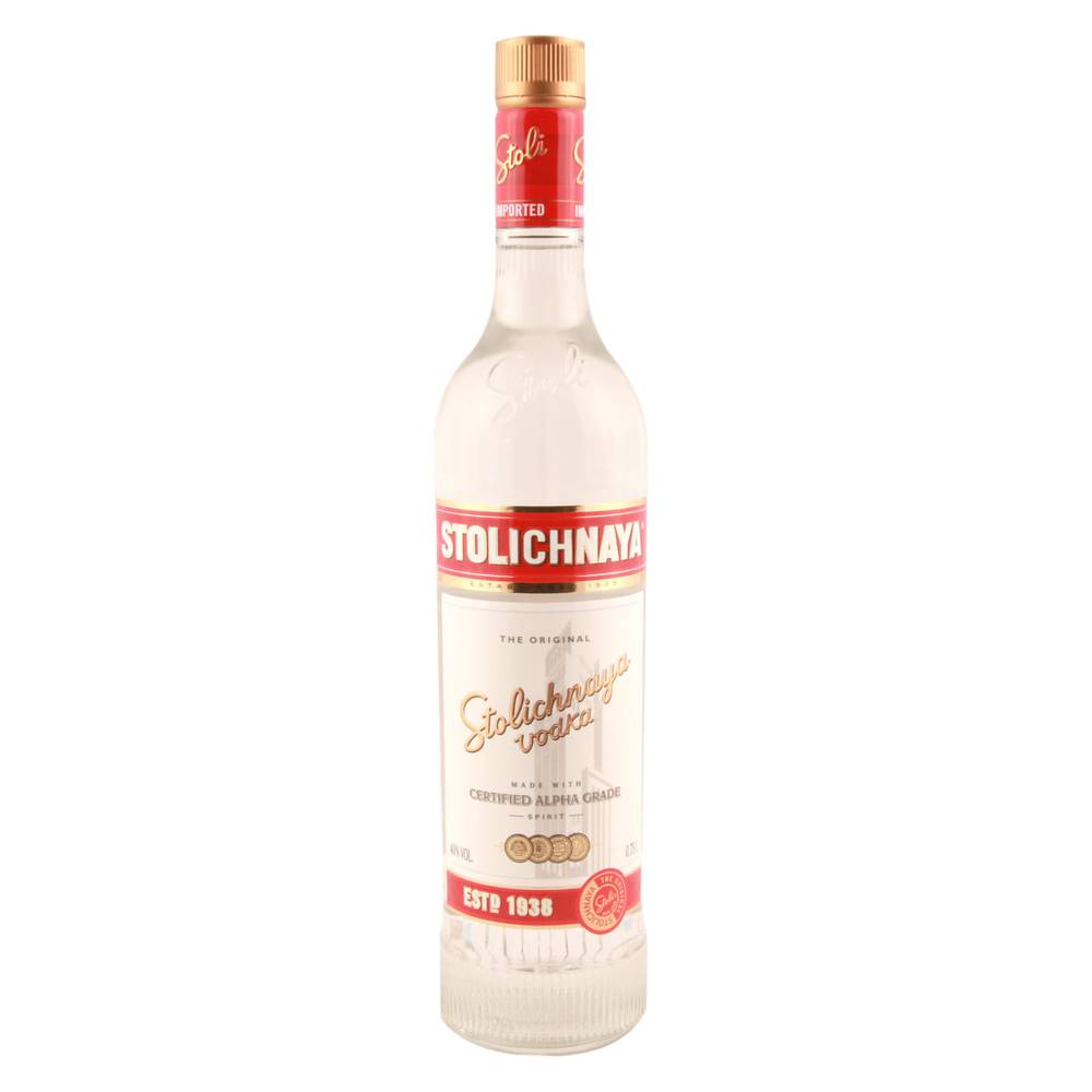 Stolichnaya vodka russian (botella 750 ml)