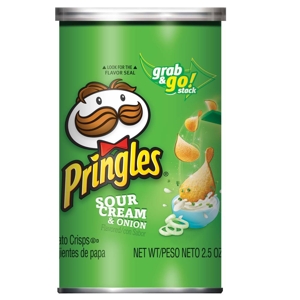 Kellogg's Pringles Grab N Go Sour Cream and Onion | 00038000845604