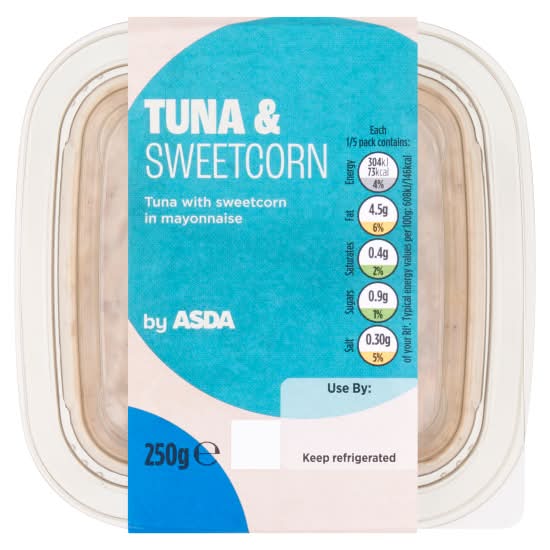 ASDA Tuna and Sweetcorn (250g)
