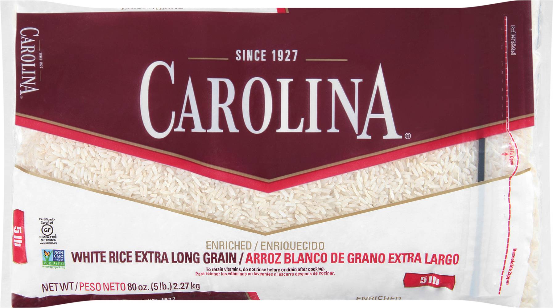 Carolina Enriched Extra Long Grain White Rice - Delivery in Under an ...