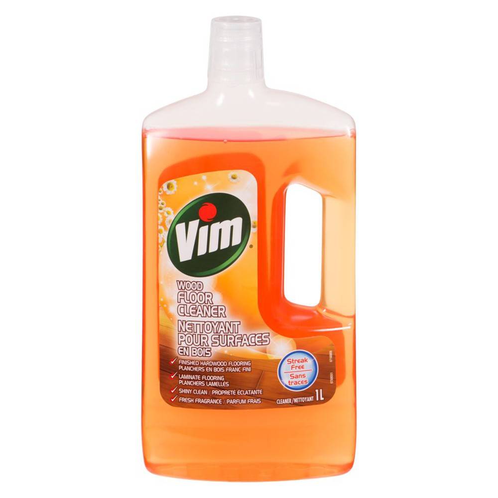 Vim nettoyant liquide pour surfaces en bois (1 l) - wood floors surfaces cleaner (1 l)