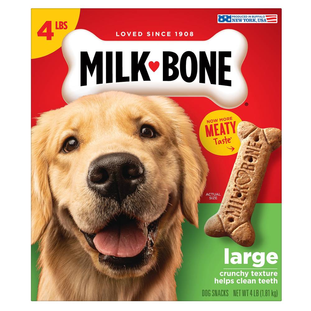 Milk-Bone Dog Treat All Ages - Original (Flavor: Original, Size: 4 Lb)