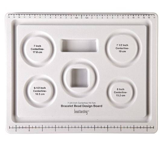 Bead Landing Bracelet Bead Design Board, Gray