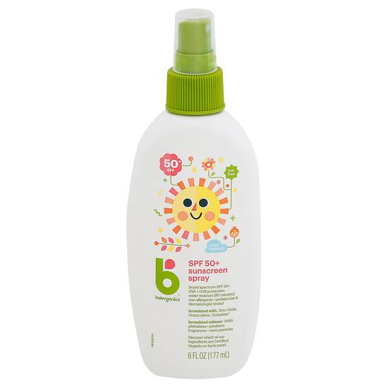 Babyganics Mineralbased 50 Spf Sunscreen Spray