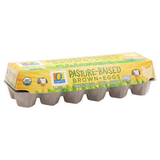 O Organics Pasture-Raised Large Brown Eggs (12 ct)