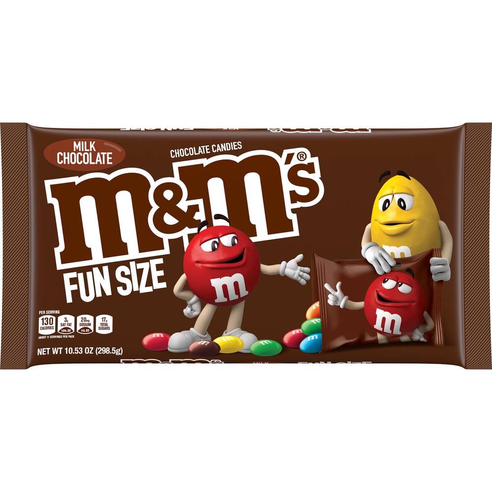 M&M's Fun Size Milk Chocolate Candies (10.6 oz)