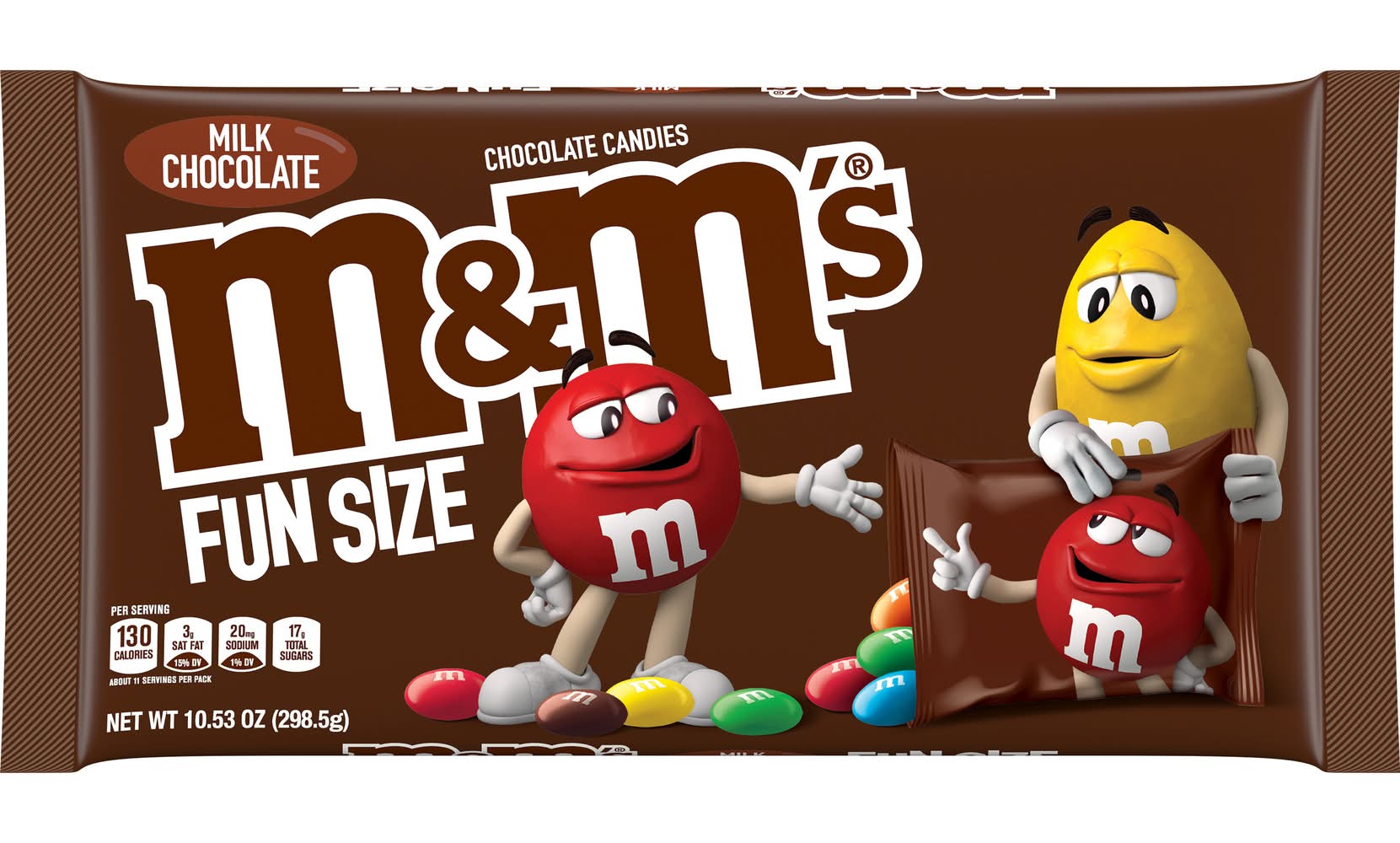M&M's Fun Size Milk Chocolate Candies (10.53 oz)