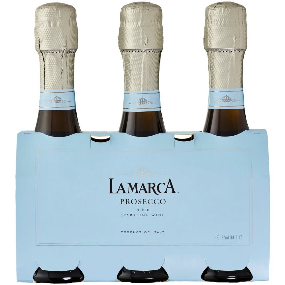 La Marca Prosecco Sparkling Wine (3 x 187 ml)