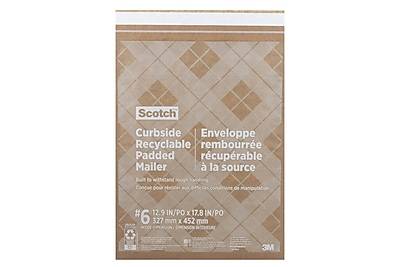 Scotch Curbside Recyclable Padded Mailer, 13 x 18, Tan, 1/Pack (CR-6-1)