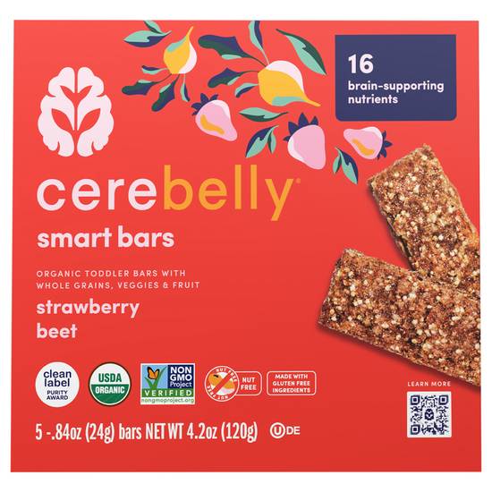 Cerebelly Smart Bars (strawberry beet )