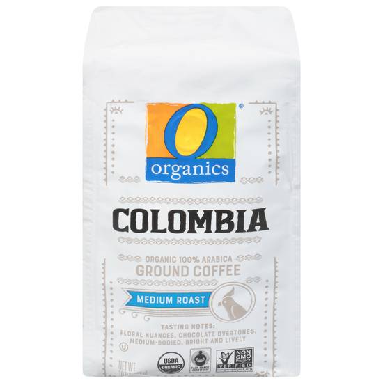 O Organics Colombia Medium Roast Ground Coffee (10 oz)