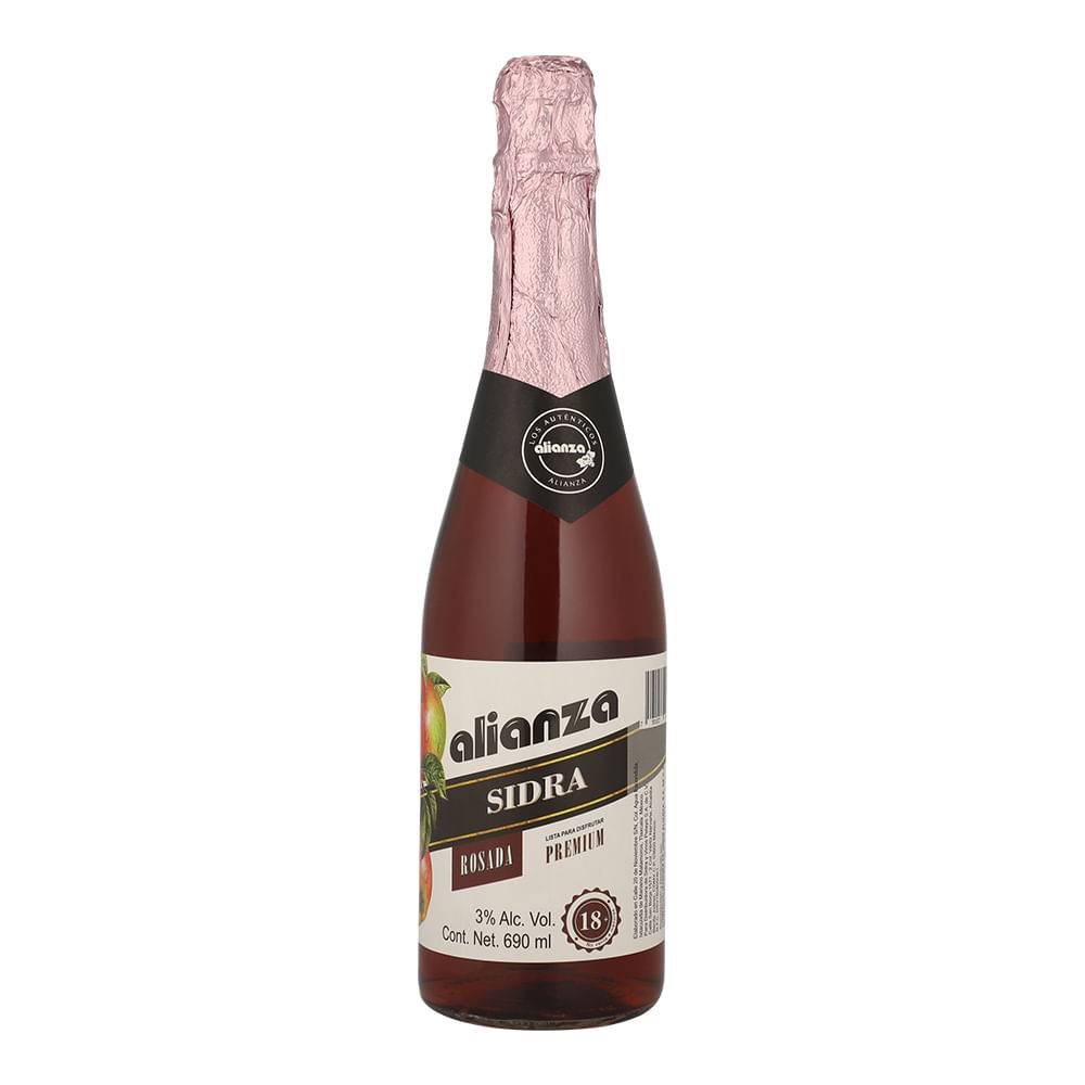 Sidra Alianza Rosada Premium 690 ml