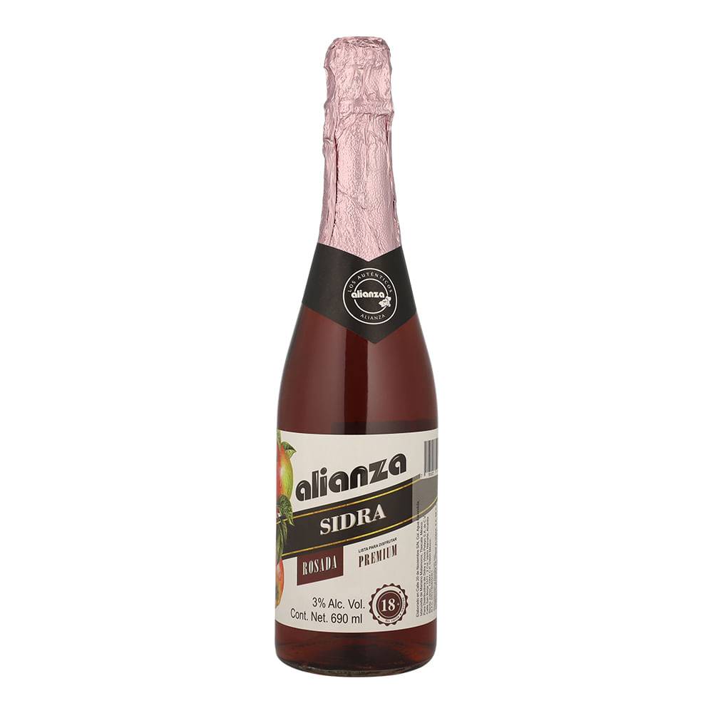 Alianza · Sidra rosada premium (690 ml)