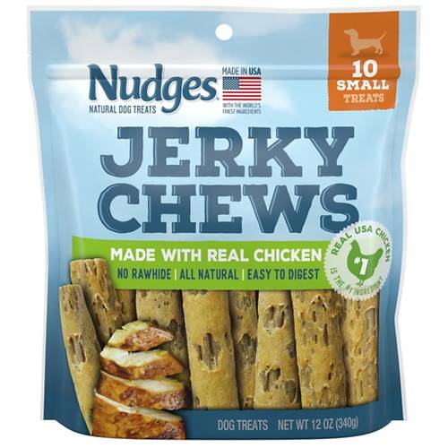 Blue Buffalo Nudges Jerky Chews - 1.2 oz x 10 pack