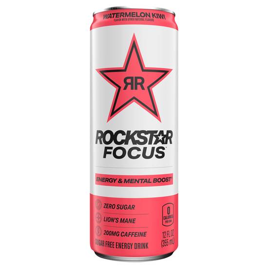 Rockstar Focus Sugar Free Energy Drink (12 fl oz) (watermelon-kiwi)