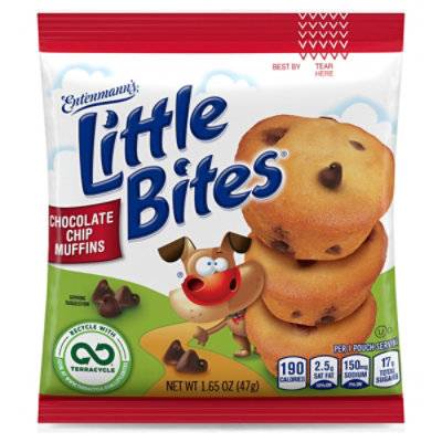 Little Bites Chocolate Chip Muffins (8.25oz carton)