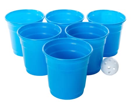 Giant Yard Pong Game Blue