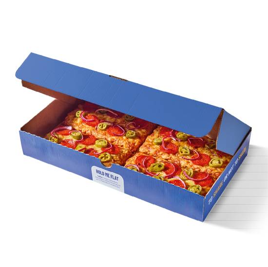 4 Slice Pepperoni Hot Shot Pizza Box