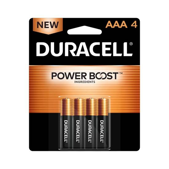 Duracell Coppertop AAA Alkaline Batteries, 4-Pack