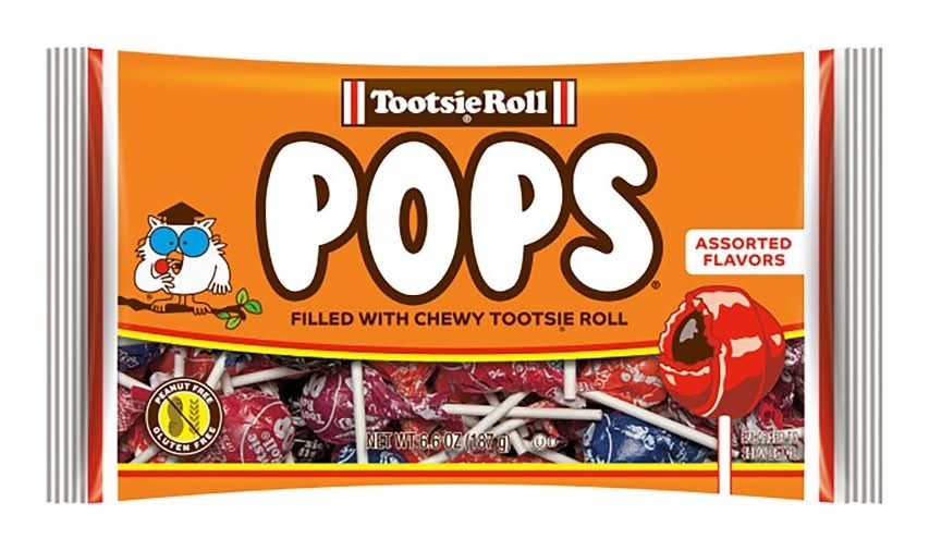 Tootsie Roll Pops Filled With Chewy Tootsie Roll, Assorted (6.6 oz)