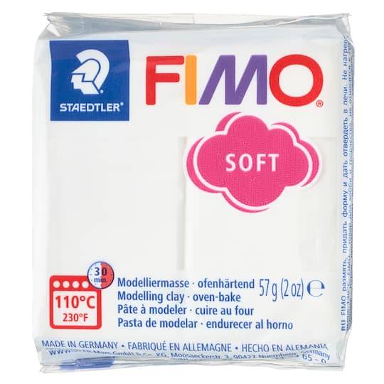 Fimo Soft Modeling Clay, White (2 oz)