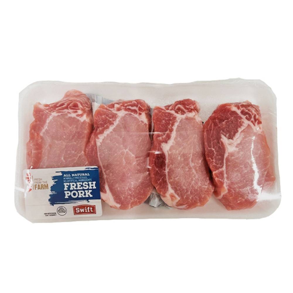 Swift Boneless Rib End Pork Chops