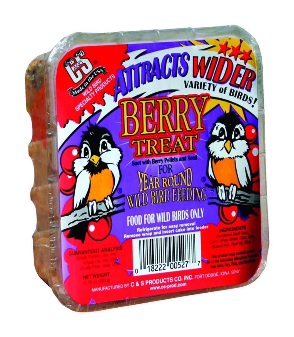 C&S Products Berry Treat Wild Bird Food 11.75 Oz