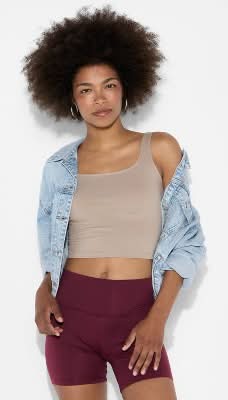 Women's ButterBliss High-Rise Bike Shorts - Wild Fable ™ Burgundy S