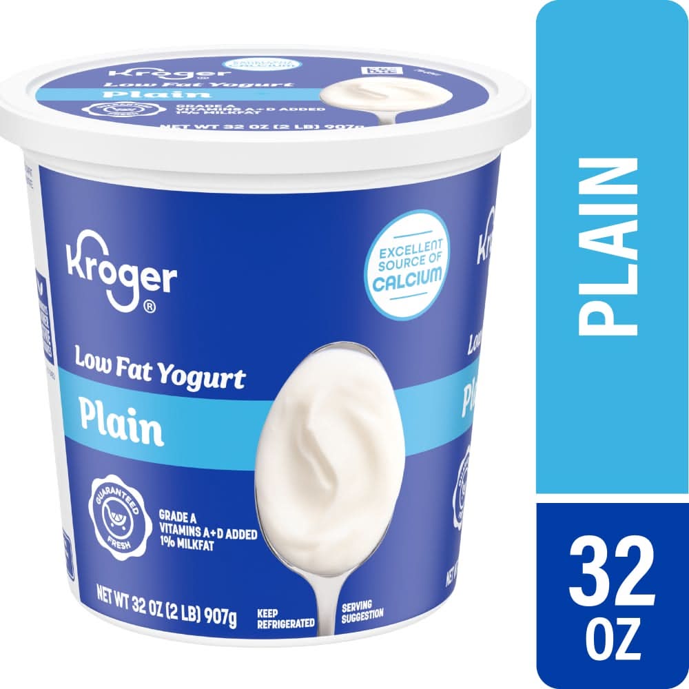 Kroger Plain Low Fat Yogurt (32 oz)