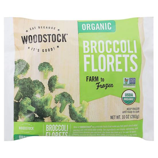Woodstock Organic Broccoli Florets (10 oz)