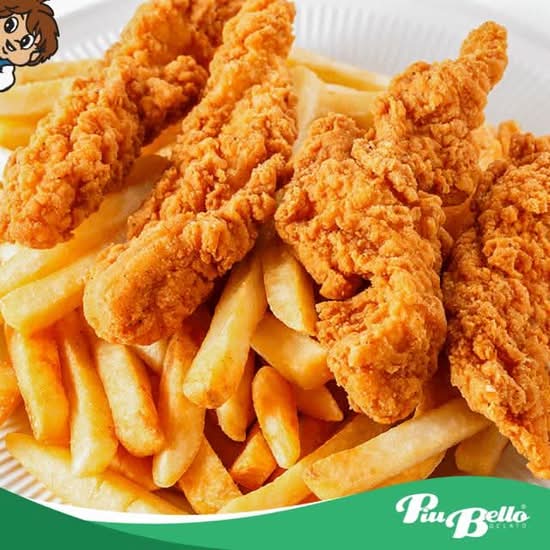 Chicken tenders and fries