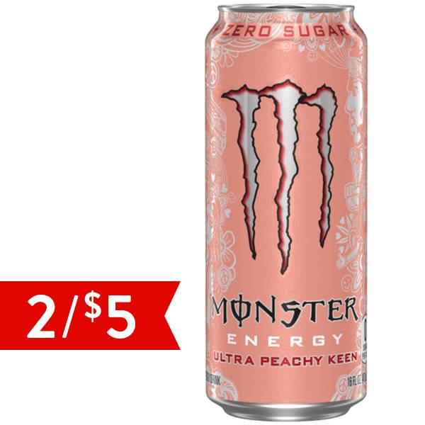 Monster Peachy Keen 16oz