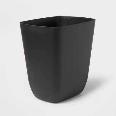 Brightroom Open Vanity Waste Basket, Black