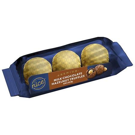 Nice! Milk Chocolate Hazelnut Truffles - 1.34 oz