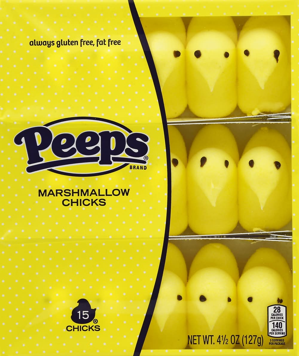 Peeps Easter Marshmallow Yellow Chicks (4.5 oz)