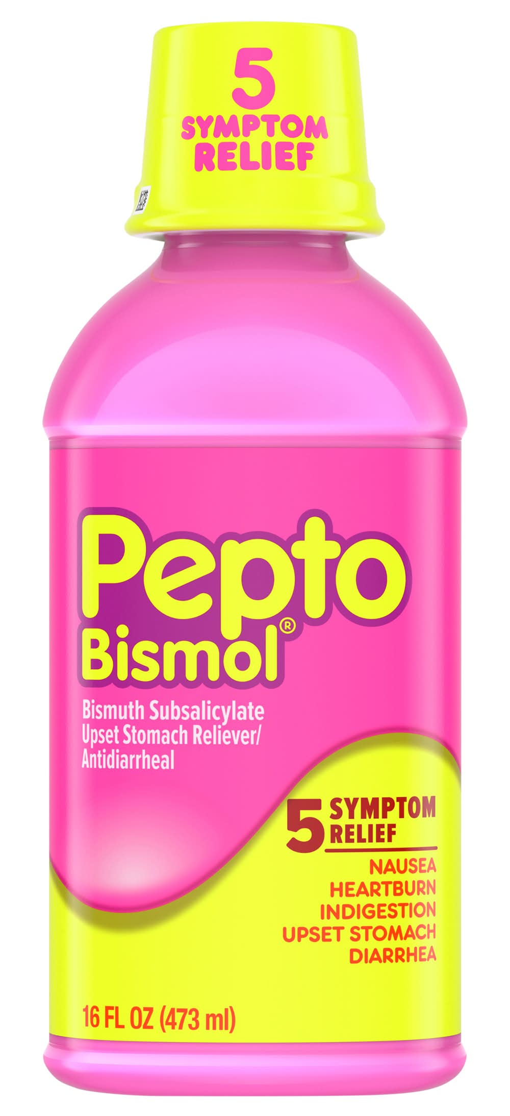 Pepto-Bismol 5 Symptom Stomach Relief Original Liquid (16 fl oz)