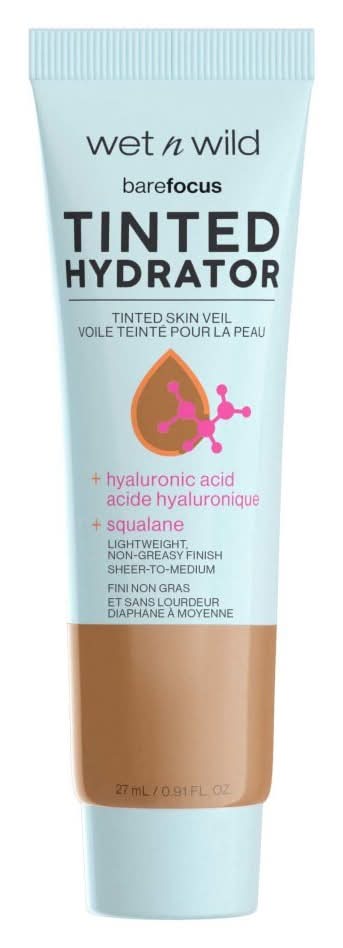 wet n wild Bare Focus Tinted Hydrator Tinted Skin Veil, Medium Deep (0.91 fl oz)