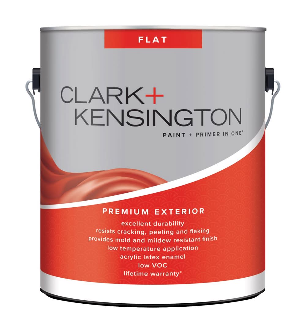 Clark+Kensington Flat Designer White House & Trim Paint & Primer Exterior 1 Gal