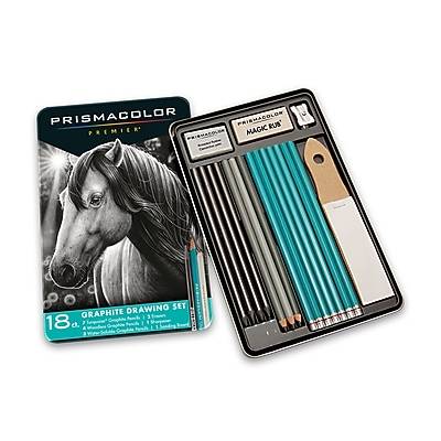 Prismacolor Premier Graphite Drawing Set, Assorted (18 ct)