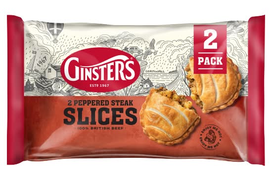 Ginsters Steak Slices (2 pack)