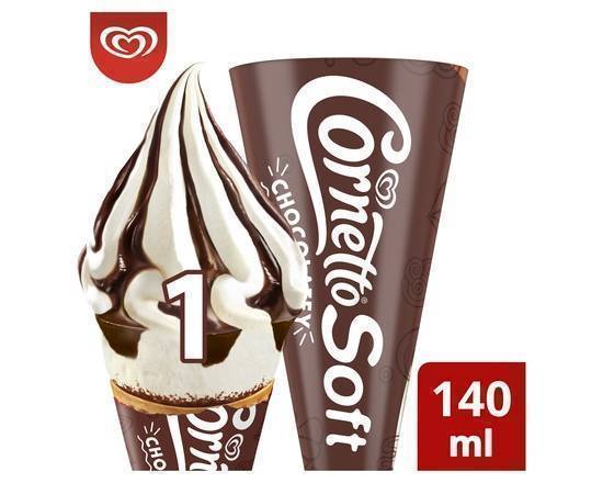 Cornetto Soft Chocolatey Ice Cream 140ml