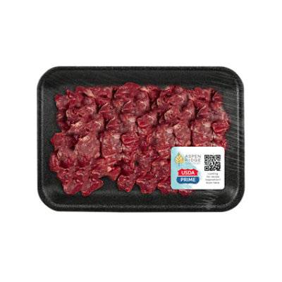 Aspen Ridge Natural Angus Usda Prime Beef Stew Meat - 1.00 Lb