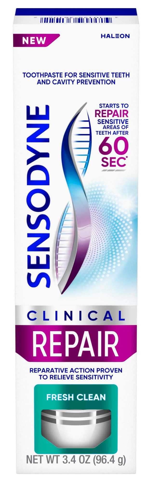 Sensodyne Clinical Repair Fresh Clean Toothpaste (3.4 oz)