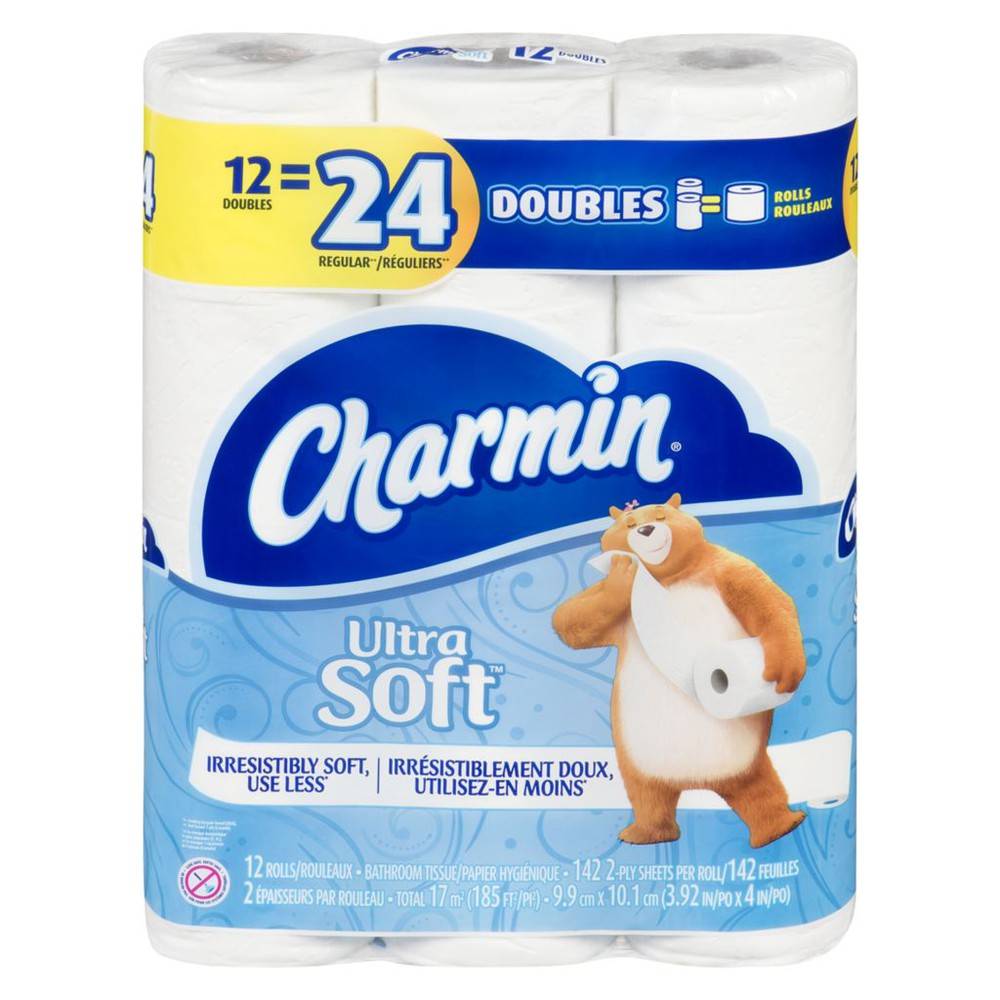Charmin Ultra Soft Toilet Paper, Double Rolls Delivery Near Me Order