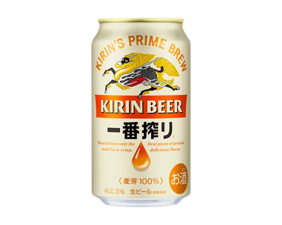 00102：キリン 一番搾り 350ML缶 / Kirin Ichiban Shibori