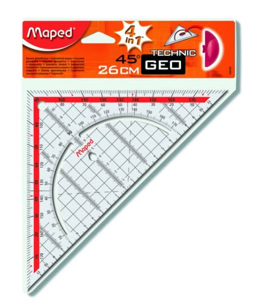 Esquadro Geométrico 26cm Maped