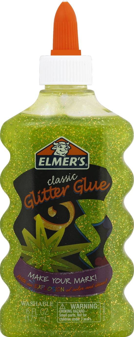 Elmer's Classic Pink Glitter Glue (6 fl oz)