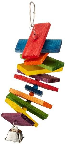 Caitec Paradise Rainbow Stack Pet Toy, Medium