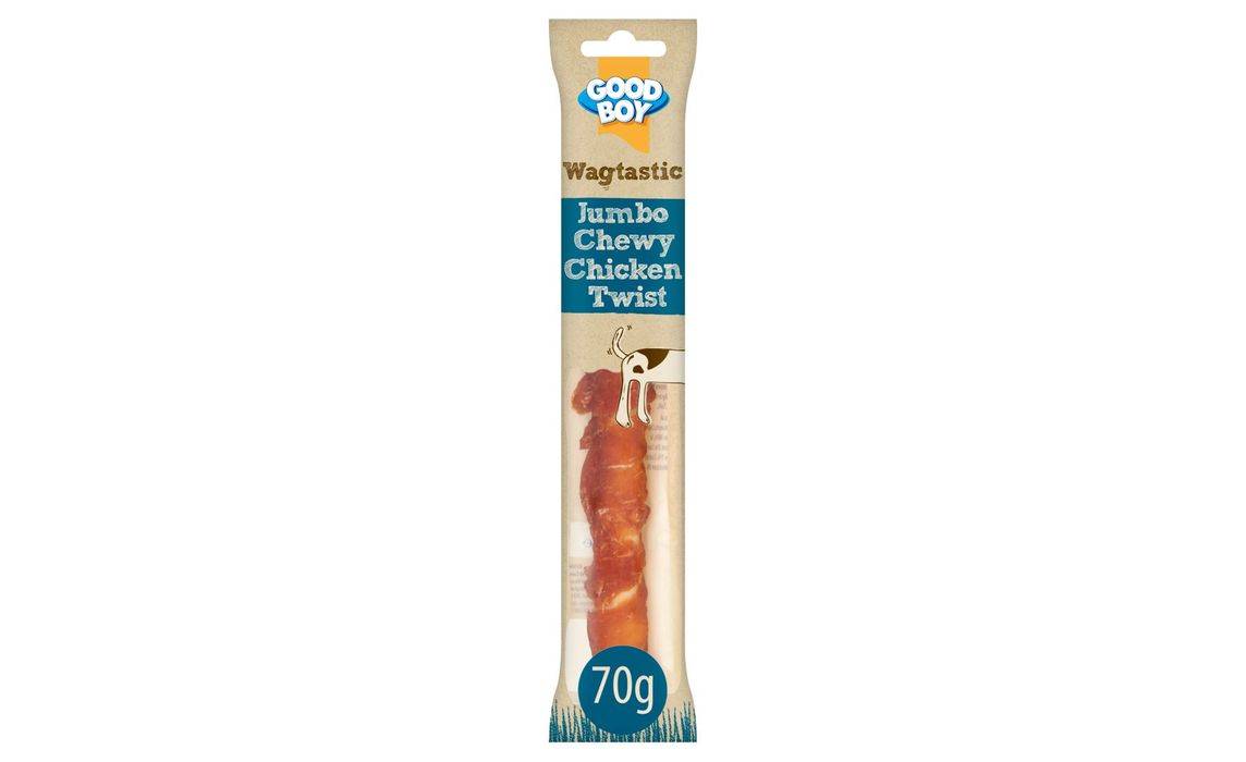 Good Boy Wagtastic Jumbo Chewy Chicken Twist 70g (396767)